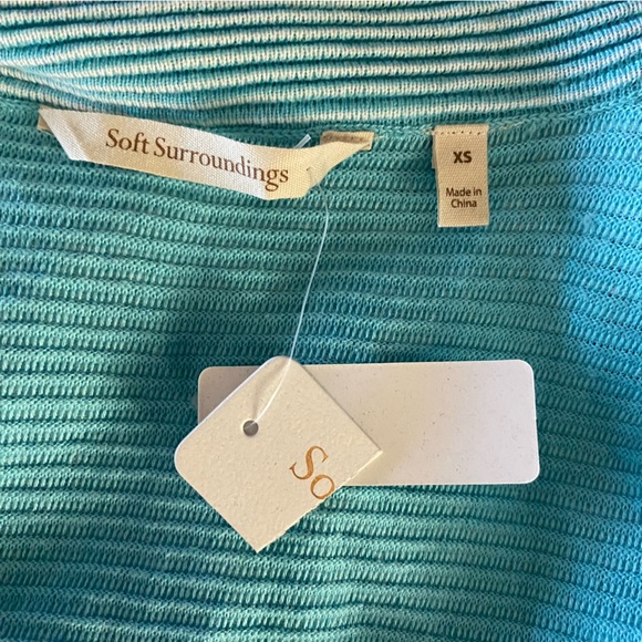 NWT Soft Surroundings Blue Corcovado Jacket - Picture 6 of 7